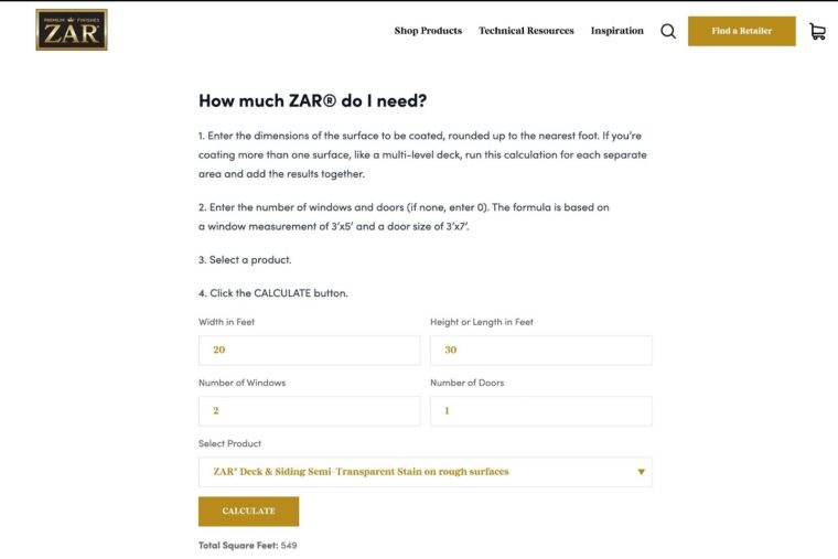 Enter Your Information into ZAR’s Coverage Area Calculator