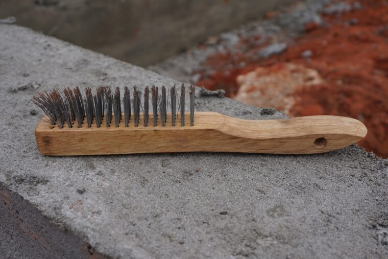 Use a Brush to Clean the Entire Brick Surface
