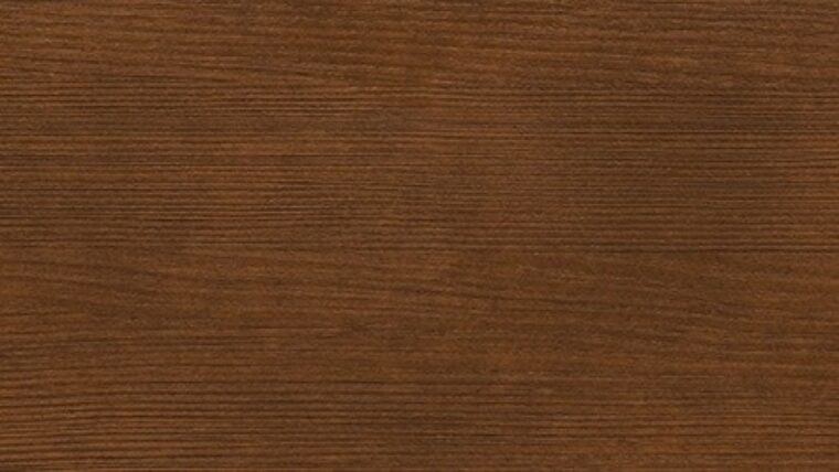 A sample of wood grain stained with ZAR® Deck & Siding Semi-Transparent Stain in the shade Black Walnut.