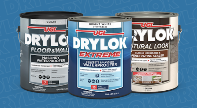 Rely on DRYLOK for Waterproof Protection